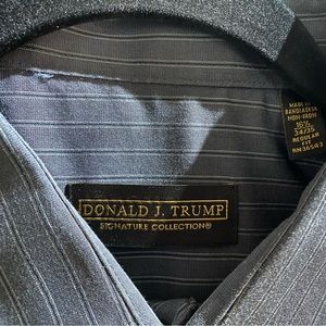 Donald J Trump dress shirt, signature collection, 16 1/2–34/45.